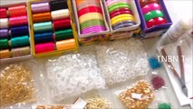 raw material for silk thread bangles making | silk thread bangles tutorial for beginners