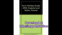 Farm Holiday Guide 1993 England and Wales, Ireland