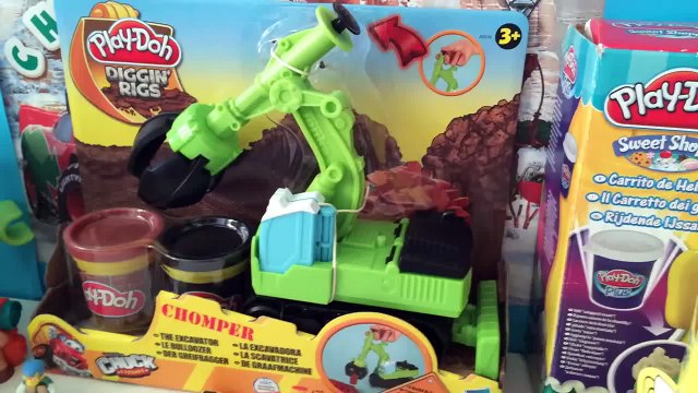 Пластилин Плей До Excavator на русском языке.Unboxing Surprise Play Doh