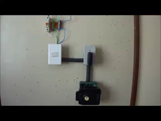 Abrir fechadura elétrica usando FONTE 12V + Interruptor Pulsador