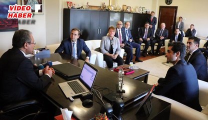 (11 Ekim 2017) TÜSİAD’IN GENÇ GİRİŞİMCİLERİ  ERÜ REKTÖRÜ GÜVEN'İ ZİYARET ETTİLER…