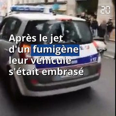 Voiture de police brûlée: Des peines allant jusqu'à 7 ans de prison