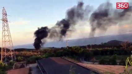 Shpërthen avioni ushtarak amerikan pas fluturimit mbi Korenë e Veriut (360video)