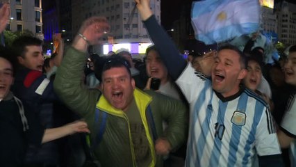 Foot: Match haut en émotions pour les supporteurs de l'Argentine