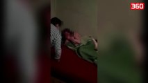 Burri kap mat gruan e tij me dashnorin ne shtrat, reagimi i tij do tju lere pa fjale (360video)
