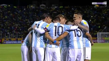 All Goals & highlights - Ecuador 1-3 Argentina - 11.10.2017 ᴴᴰ