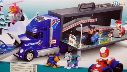 Щенячий Патруль ГРУЗОВИК Машинка Трейлер Video for Kids PAW Patrol Игрушки для Детей