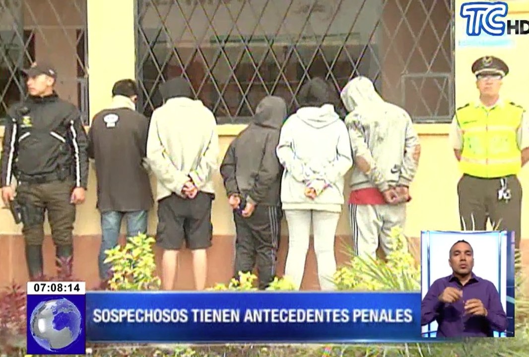 Cinco presuntos integrantes de una banda de roba carros fueron capturados