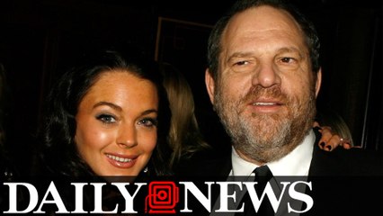 Lindsay Lohan defends Weinstein