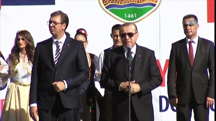 Cumhurbaşkanı Erdoğan, Sırbistan'da Konuştu
