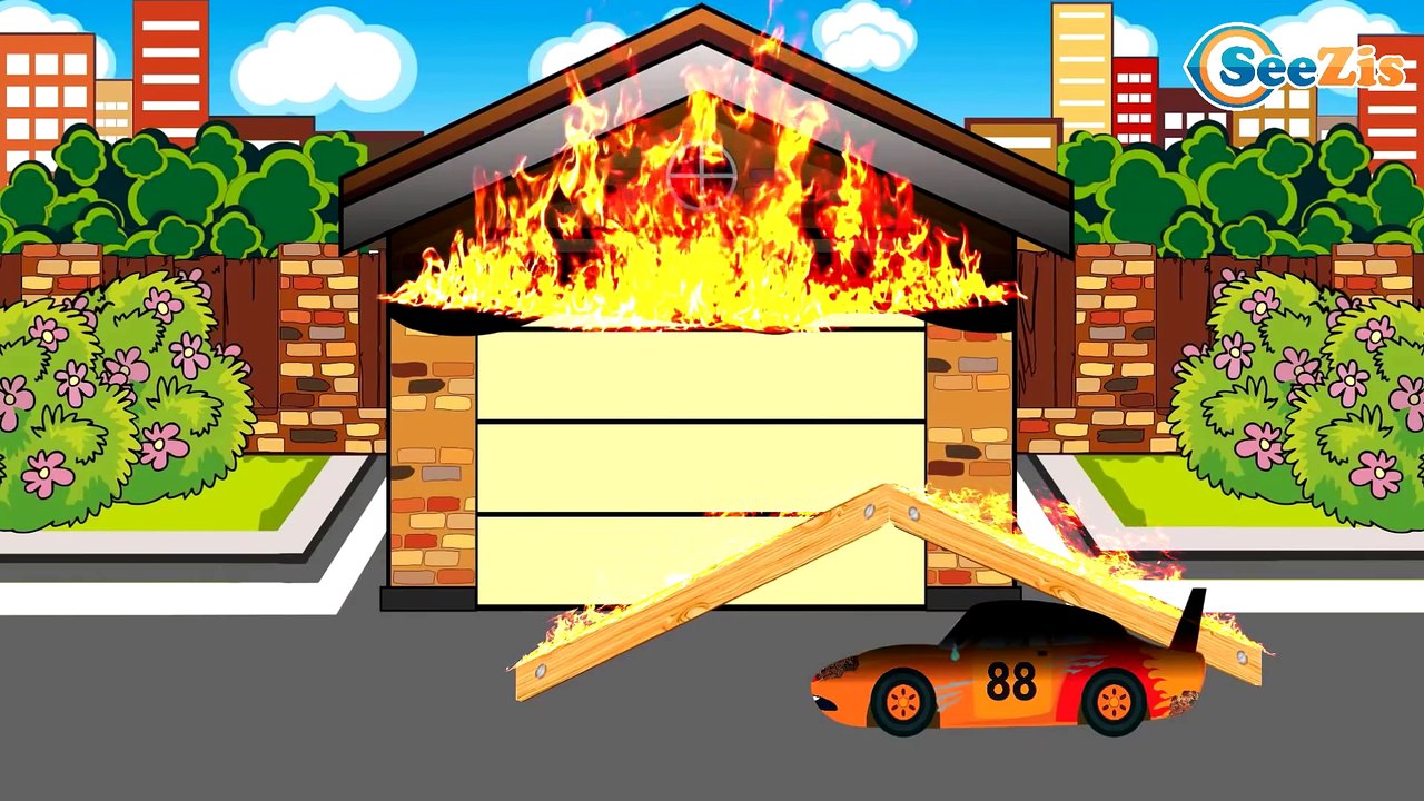 The Red Fire Truck & The Tow Truck + 1 Hour kids videos compilation Service & Emergency Vehicles