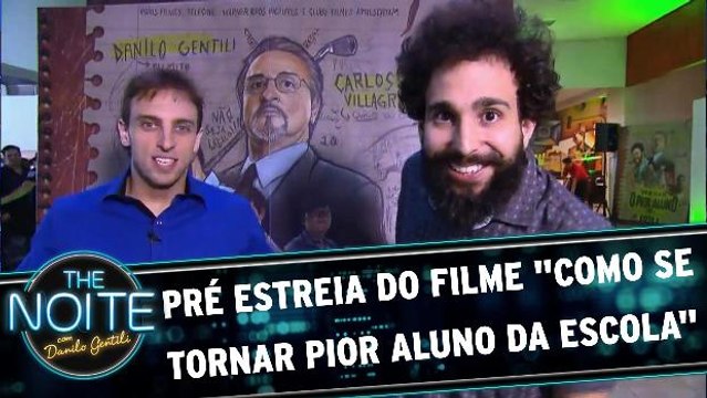 Pré estreia do filme como se tornar pior aluno da escola