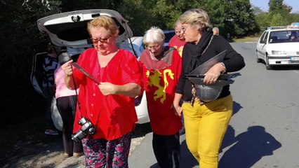 La Brède (33) : shooting photo pour un calendrier intergénérations