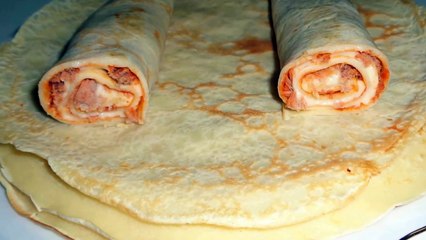 Crêpe salé - كريب مالح سهل و لذيذ جدا