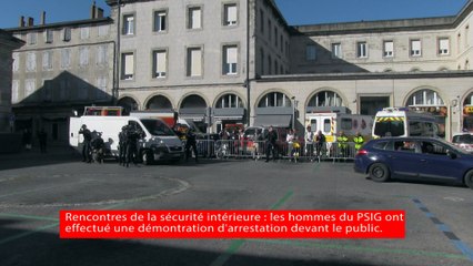 Simulation d'arrestation par les hommes du PSIG à Carcassonne