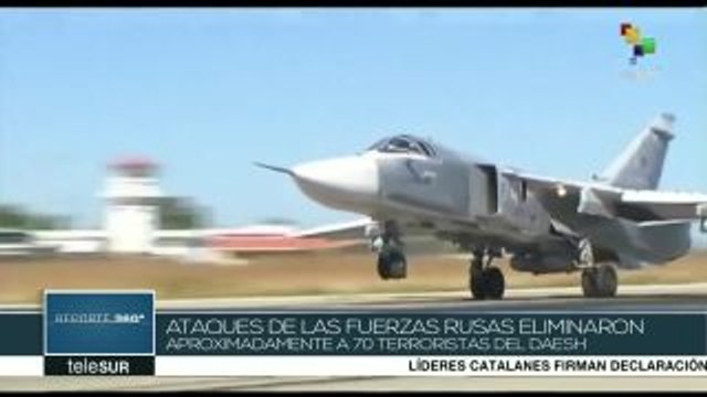Mueren dos pilotos rusos tras estrellarse en despegue en Siria