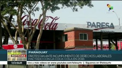 Trabajadores de Coca-Cola en Paraguay denuncian explotación laboral