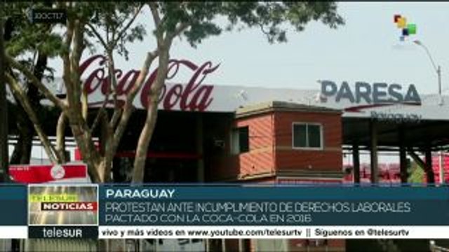 Trabajadores de Coca-Cola en Paraguay denuncian explotación laboral