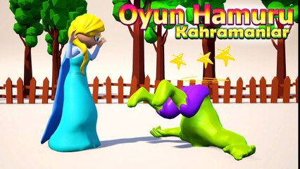 Hulk Kaykaydan Düşüyor Oyun hamuru Çizgi Film Süper Kahramanlar 2017