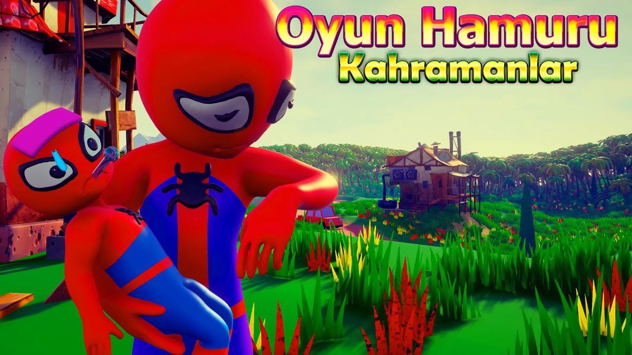 Bebek Örümcek Adam Hastalanıyor Oyun Hamuru Çizgi Film Süper