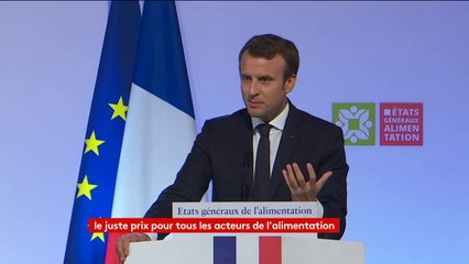 "Nous fragilisons certaines de nos filières (...) prenant le risque de les faire disparaître et de dépendre de pays voisins", Macron