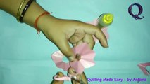 Tutorial # 27 Quilling Made Easy # How to make Beautiful Paper rose using Paper -Paper art