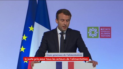 Agriculture : E. Macron veut une nouvelle loi pour "inverser la construction des prix"