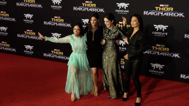 Chloe Bennet, Ming-Na Wen, Elizabeth Henstridge Thor: Ragnarok World Premiere