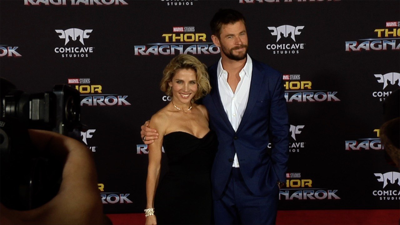 Chris Hemsworth and Elsa Pataky "Thor: Ragnarok" World Premiere Red Carpet