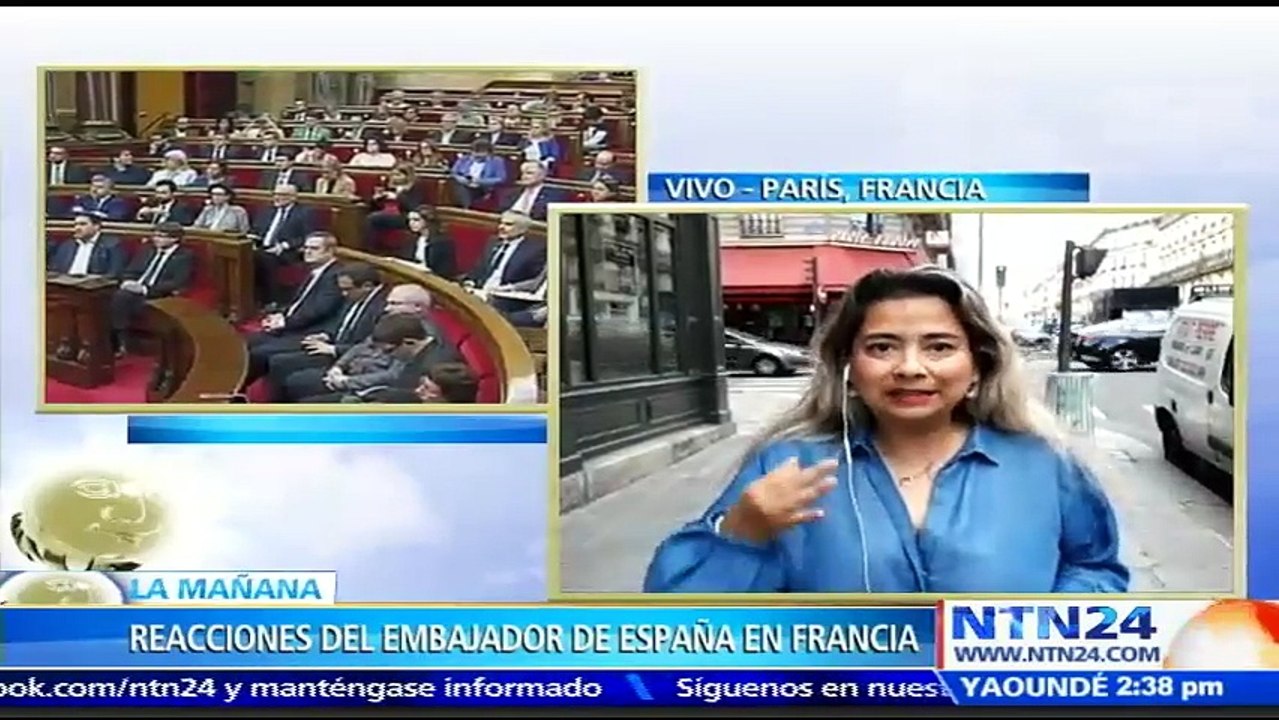 Embajador de España en Francia calificó las acciones del presidente de Cataluña como un "golpe de Estado"