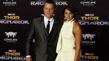 Matt Damon and Luciana Barroso 