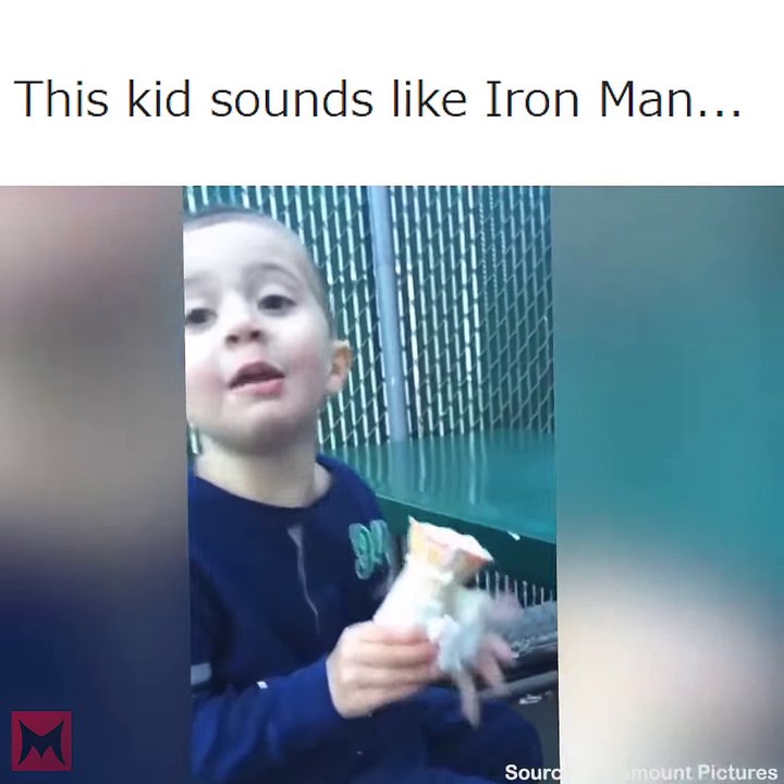 This Kid Sounds Like Iron Man
