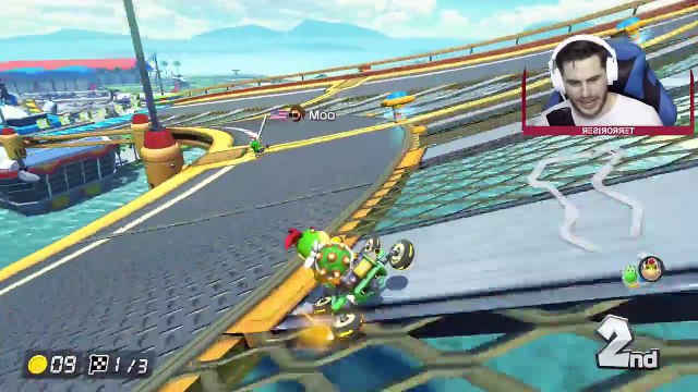 Mario Kart 8 Deluxe Funny Moments: Busting My Milk Everywhere, Mirrored Mode & MiniLadd Revenge!