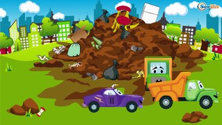 Racing Cars FUN HOT CHALLENGE - Cartoons for children - Cars & Trucks for Kids