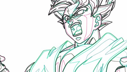 Como Dibujar A Goku Super Saiyan God Kaioken How To Draw Goku Ssj