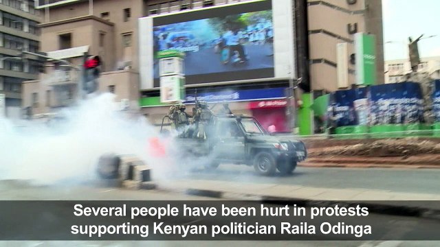 Several hurt in protests as Kenya election future unclear