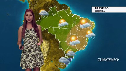 Previsão Brasil - Calor intenso em grande parte do BR