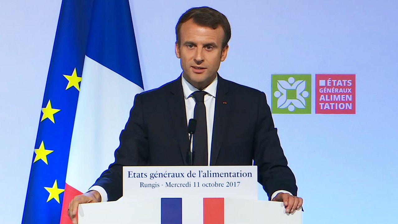 Discours d'Emmanuel Macron aux États Généraux de l'Alimentation