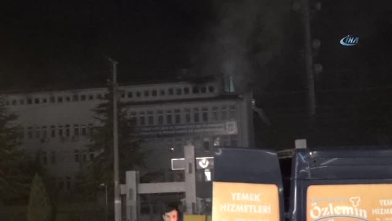 İl Jandarma Komutanlığı Binasında Yangın