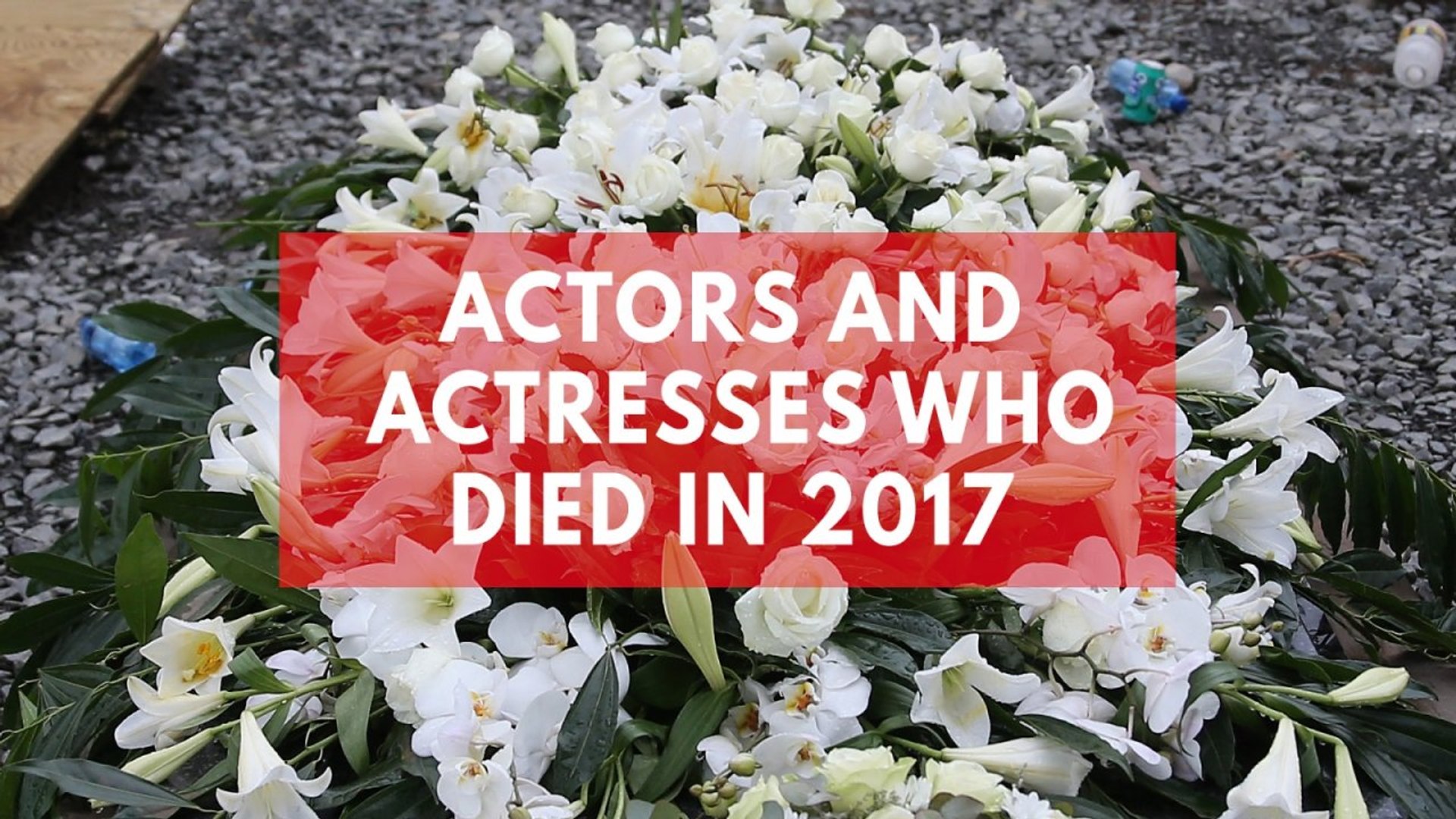 ⁣Actors and actresses who died in 2017