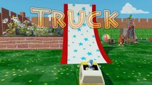Learn Transport Vehicle Names for Children | Disney Donald Duck and Cars Nursery Rhymes