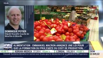 Alimentation: Emmanuel Macron annonce une loi pour que la formation du prix parte du coût de production - 11/10