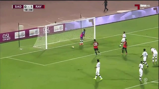 هدف عبد الرازق حمد الله الاول في مرمى السد - كأس قطر