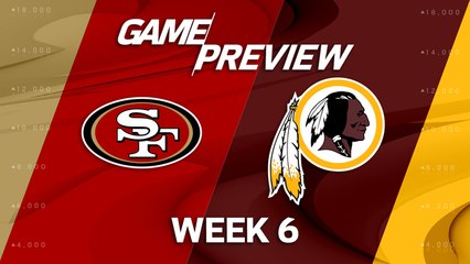 49ers vs. Redskins Week 6 game preview