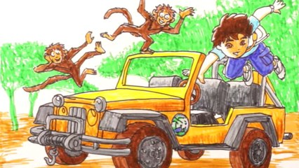 1, 2, 3... Coloriage ! | En voiture à l'aventure | Épisode entier | NICKELODEON JUNIOR