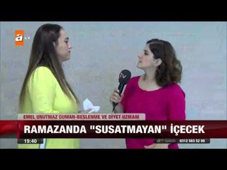 Ramazanda susatmayan içecek - atv Ana Haber
