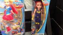 Dc Super Hero Girls Dolls & Giant Boxing Gloves Fun on Trampoline W/ Superheroes Supergirl & Batgirl