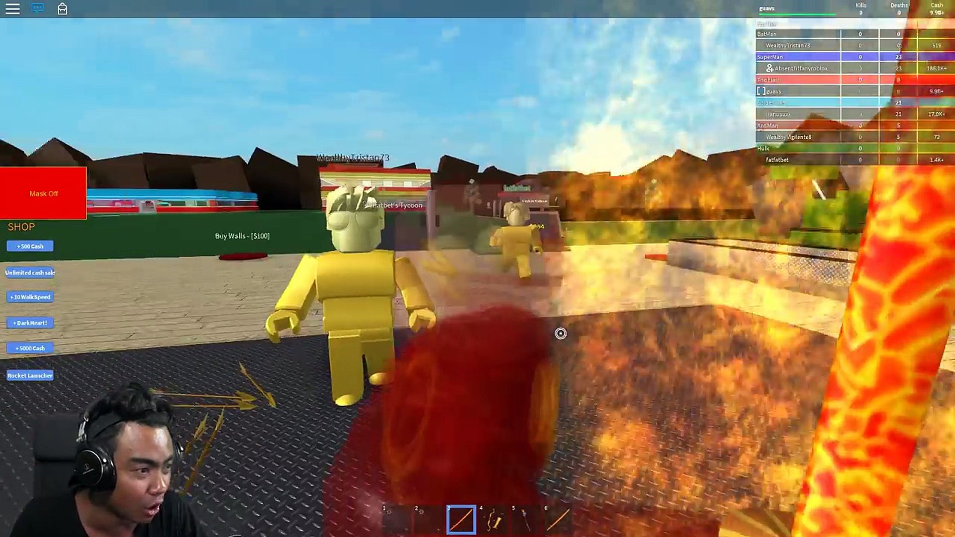 Filipino Flash 20 Superhero Tycoon Roblox - 