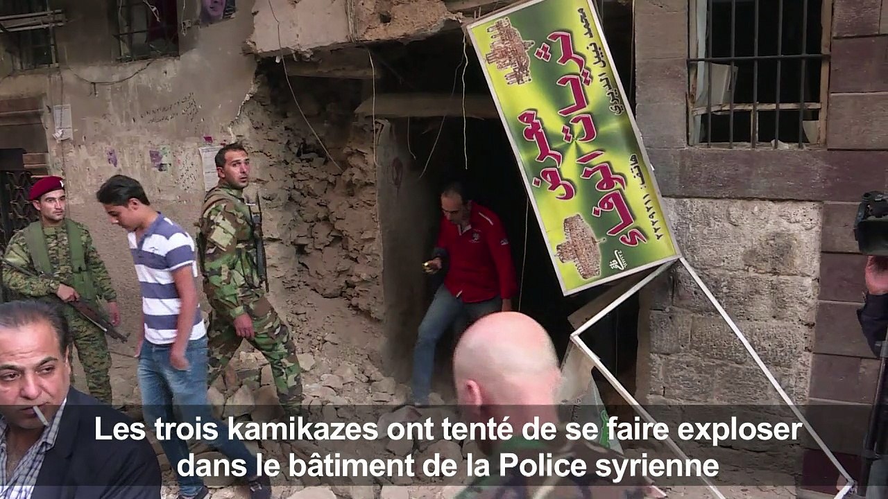 Triple attentat suicide près du siège de la police à Damas