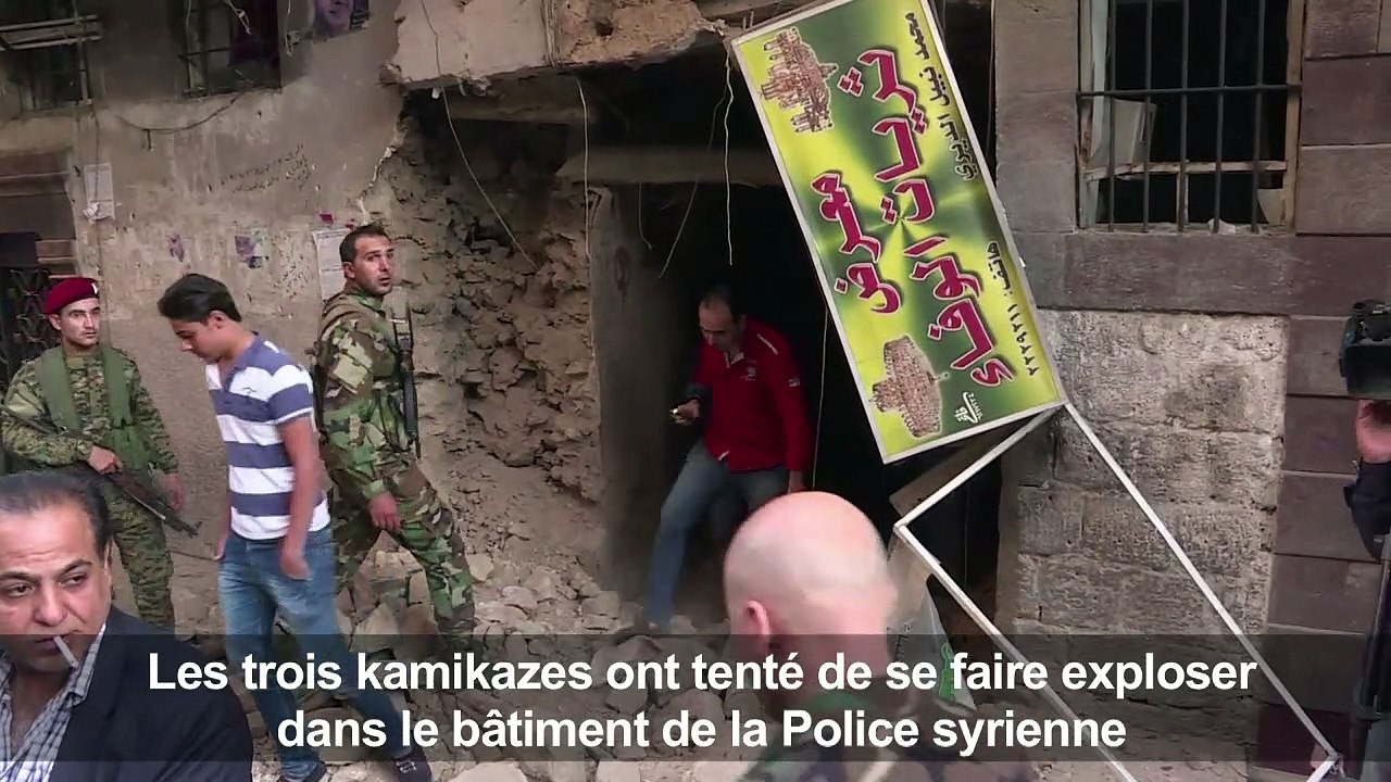 Triple attentat suicide près du siège de la police à Damas